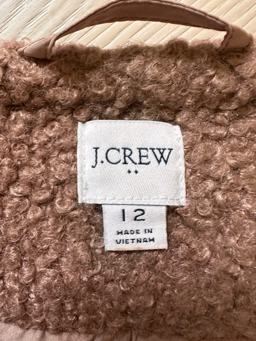 J. Crew Sherpa lady jacket